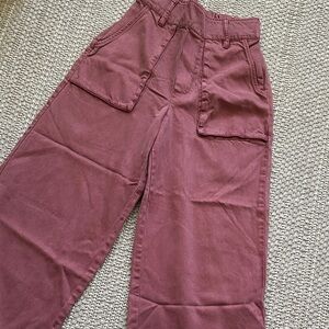 Burgundy Cargo Pants
